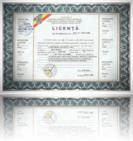 Licenta functionare